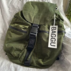 Baggu Sport Backpack Bay Laurel Green